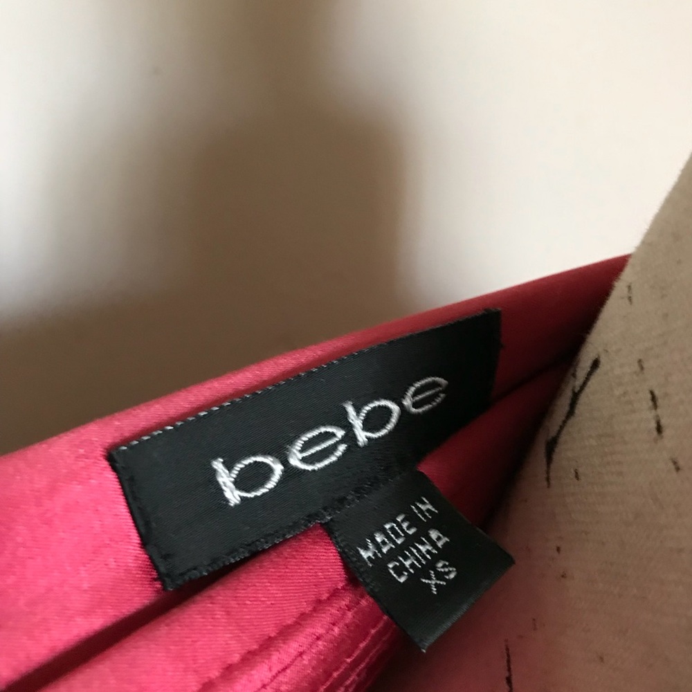 Bebe pink blouse.